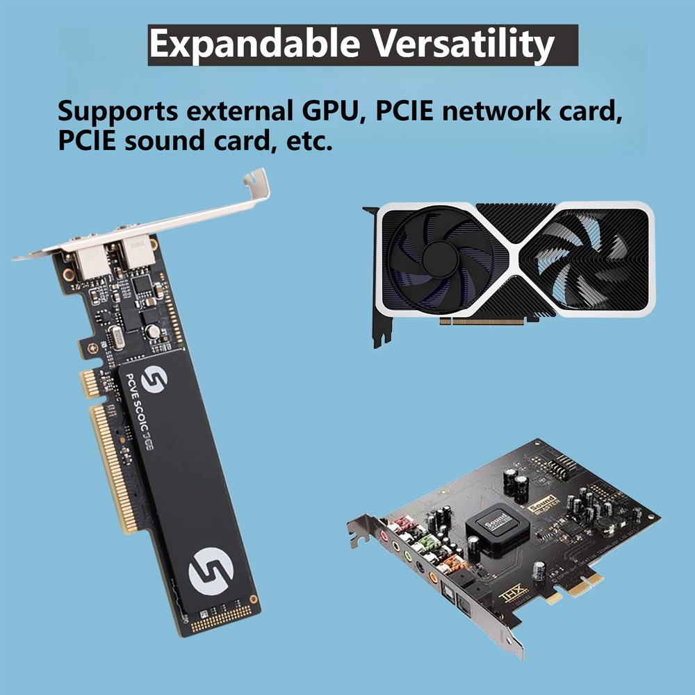 Dock card đồ họa rời Oculink e - đánh giá và giá External Gpu Dock Pcie 4.0 Oculink
