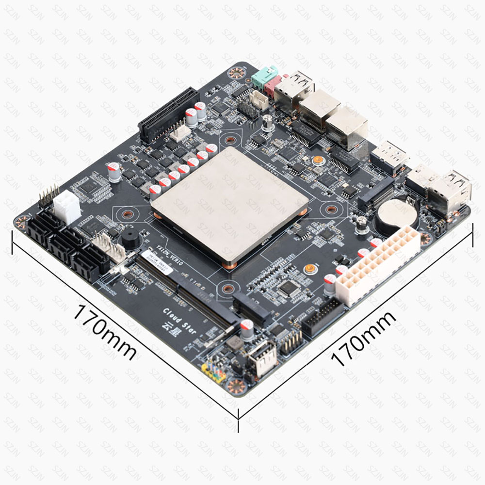 Bo mạch chủ Mini ITX N100 N150 - đánh giá và giá Nas Motherboard N100 6 Sata