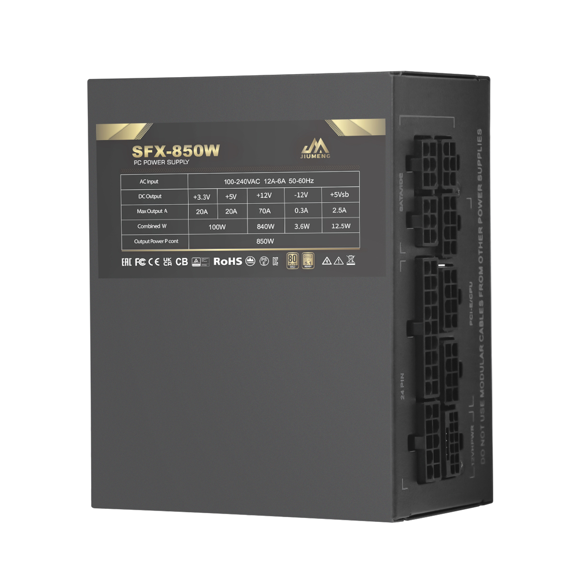 SFX 850W Module Switch Power S - đánh giá và giá Sfx Power Supply 850W Gold