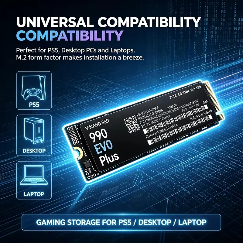 990 EVO Plus 500GB-4TB TLC 3D  - đánh giá và giá M.2 Nvme 4Tb Pcie 4.0 Ssd