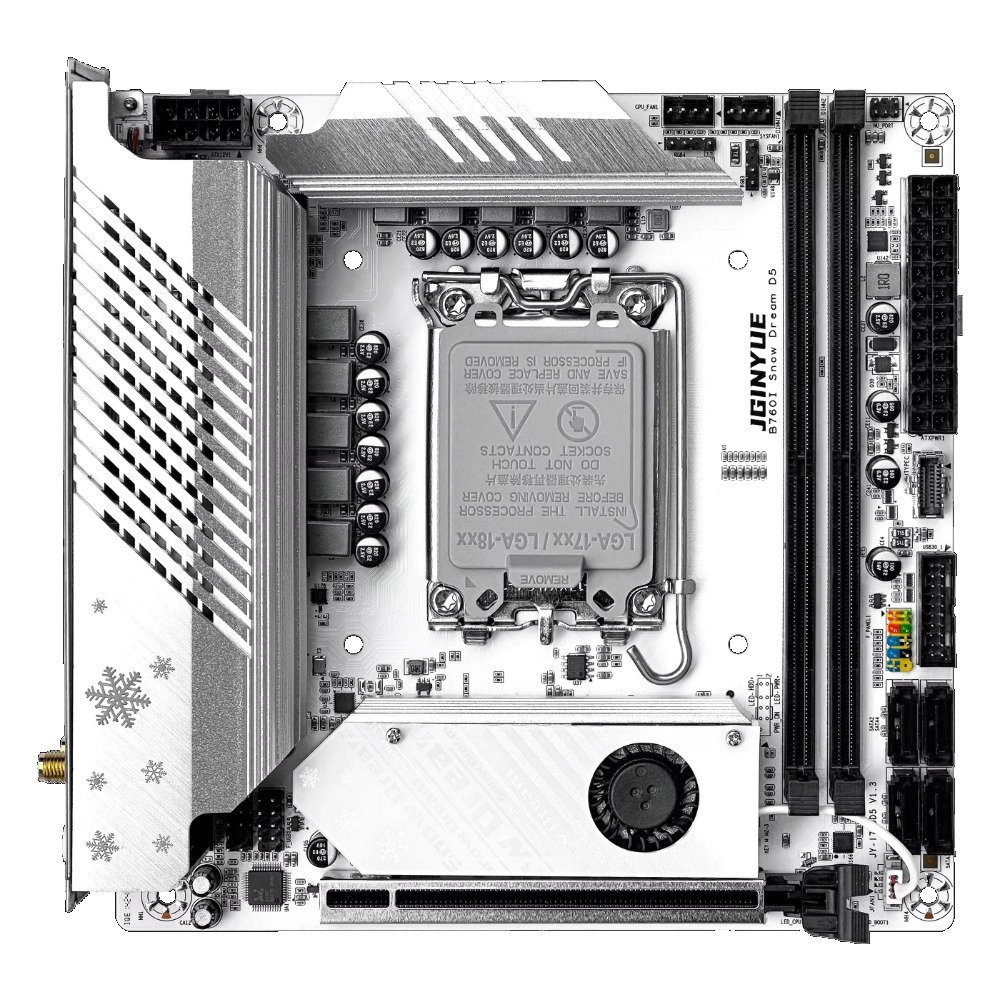 JGINYUE  B760i-Snow Dream  Mot - đánh giá và giá Lga 1700 Ddr5 Itx Motherboard