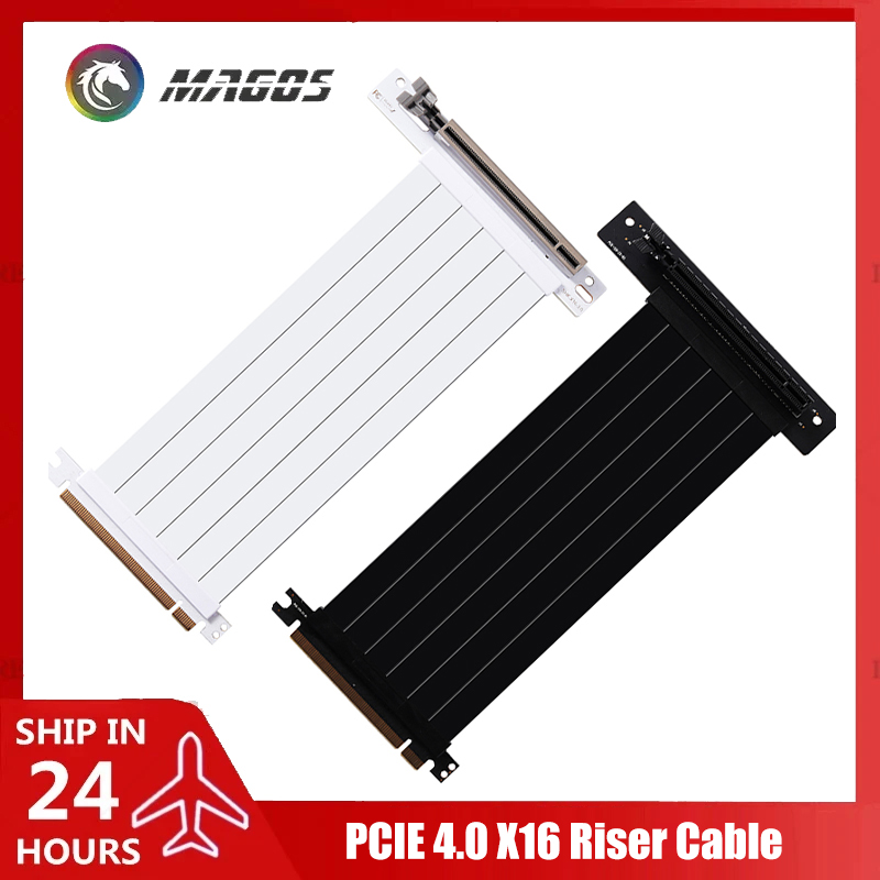 PCIE 4.0 X16 Riser Cable Video - đánh giá và giá Pcie 4.0 X16 Riser Cable 90 Degree