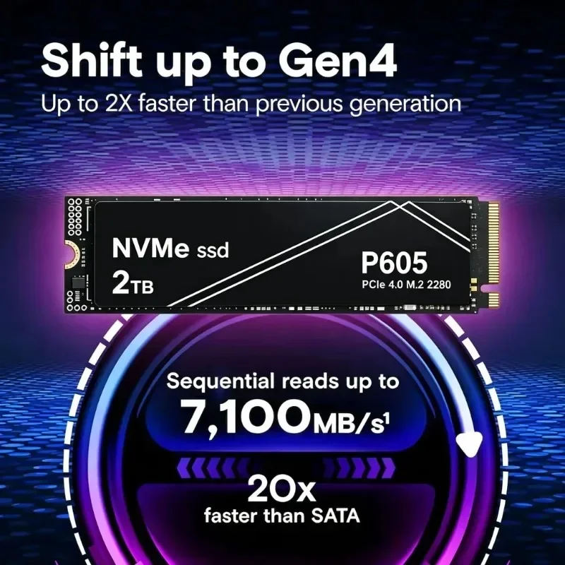 P605 NVMe SSD 7100MB/s PCIe 4. - đánh giá và giá M.2 Nvme 4Tb Pcie 4.0 Ssd
