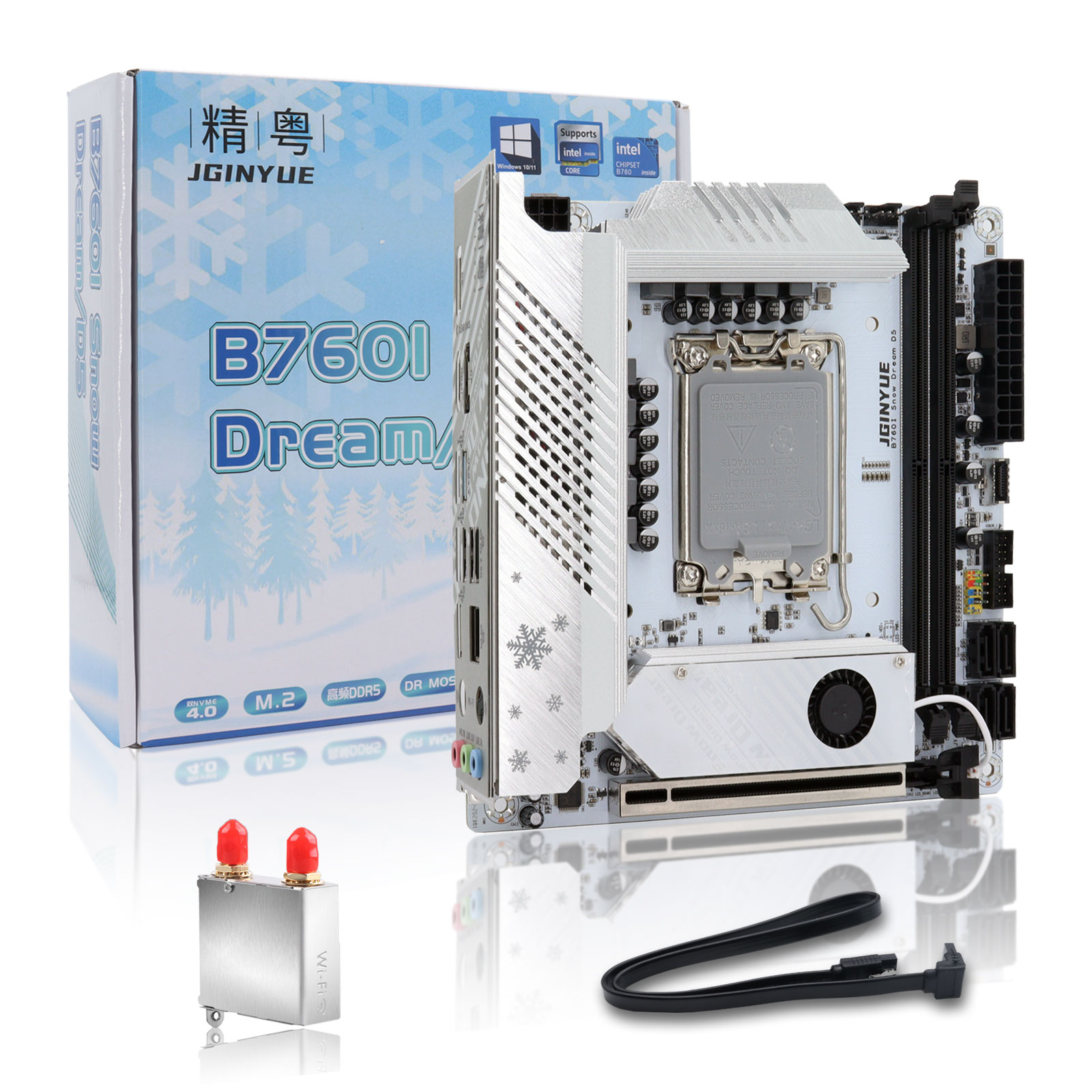 JGINYUE B760i ddr5 mini itx de - đánh giá và giá Lga 1700 Ddr5 Itx Motherboard