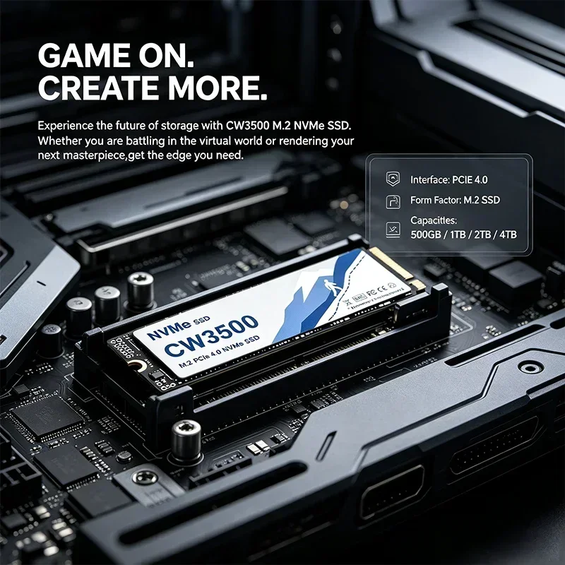 CW3500 NVMe SSD 7300MB/s PCIe  - đánh giá và giá M.2 Nvme 4Tb Pcie 4.0 Ssd