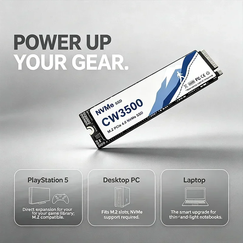 CW3500 NVMe SSD 7300MB/s PCIe  - đánh giá và giá M.2 Nvme 4Tb Pcie 4.0 Ssd