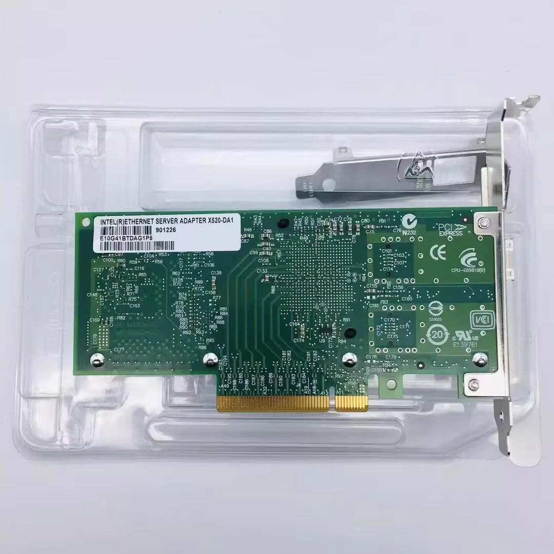 Original for Intel X520-DA1 10 - đánh giá và giá 10Gb Sfp+ Pcie Network Card Dual Port